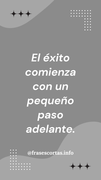 Frase corta motivadora, versión 1.
