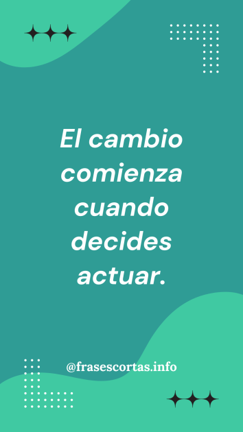 Frase corta motivadora, versión 2.