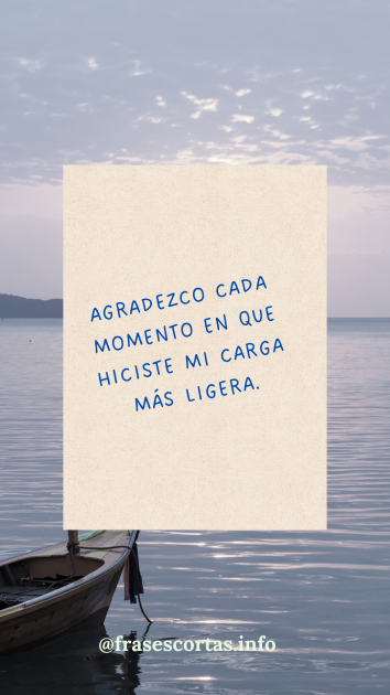 Una imagen con una frase de agradecimiento corta.
