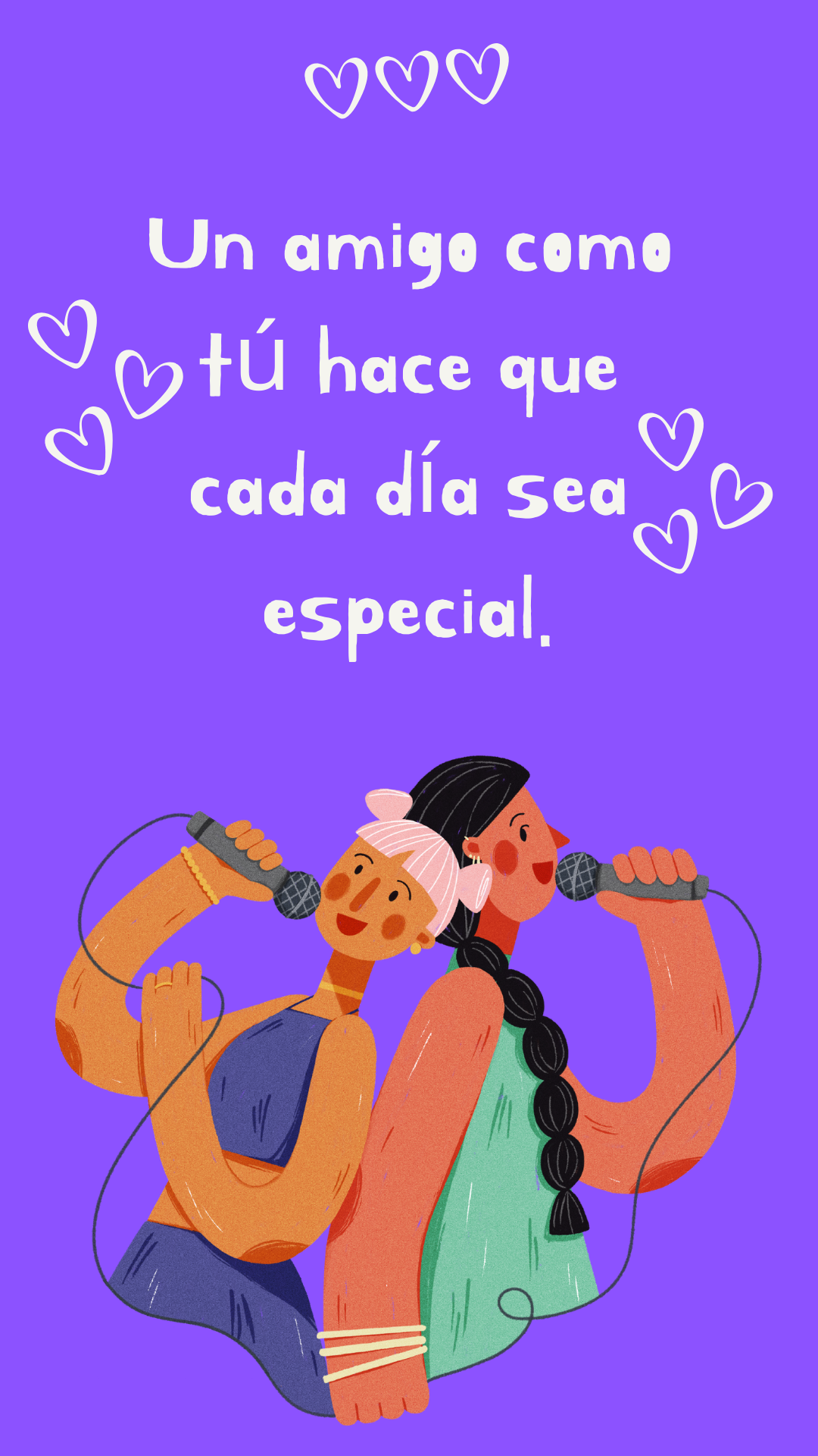 Frases para el día de la amistad cortas.