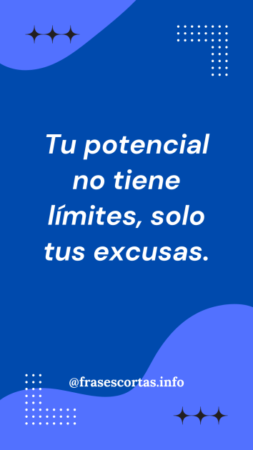 Frase corta motivadora, versión 4.