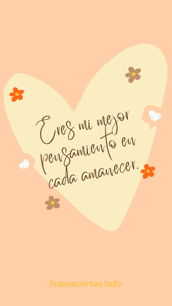 Una imagen de un corazón con una frase de San Valentín corta. Versión 4.