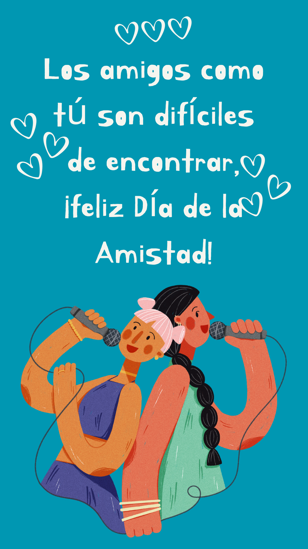 Frases para el día de la amistad cortas.