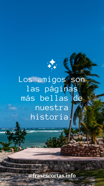 Otra dedicatoria corta para amigos.