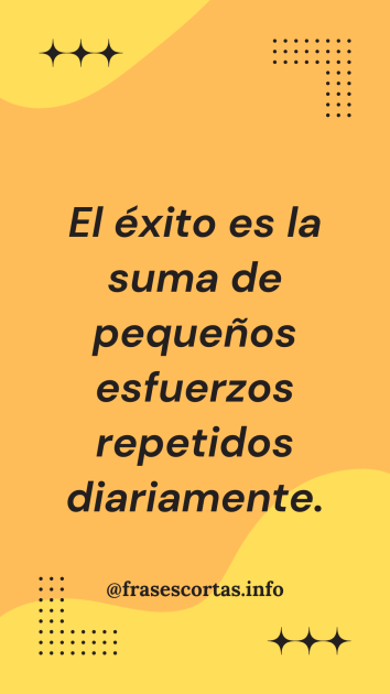 Frase corta motivadora, versión 9.