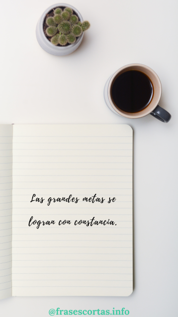 Frase motivadora corta sobre la confianza.