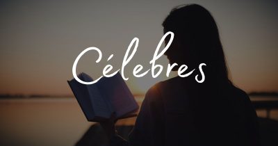 Cartelito con la pàlabra célebres.