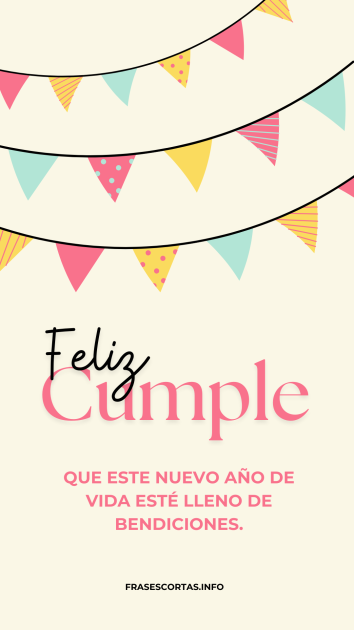 Dedicatoria de cumpleaños para enviar por Whatsapp.