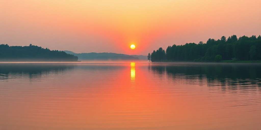Una imagen de un ocaso.